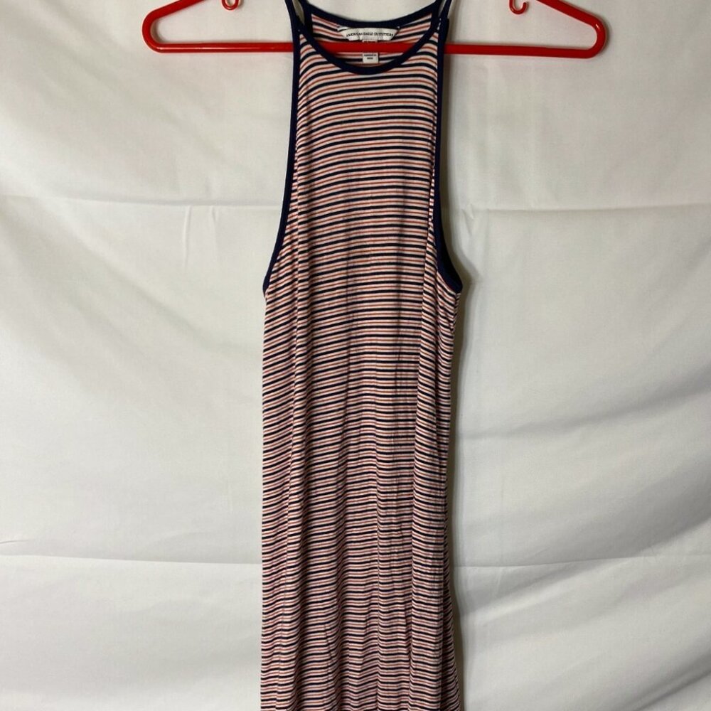 American Eagle Women’s nautical Sporty Stripes easy Beach Vacation Y2K vintage